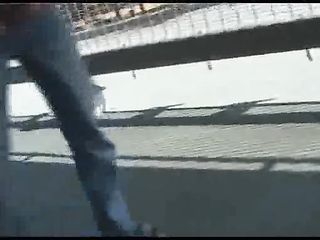 Cutie Shits In A Parking Garage On Camera For Us