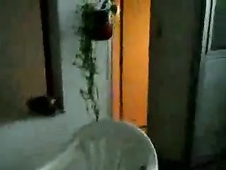 Drunk Bitch Puking Off Her Bed Onto The Floor